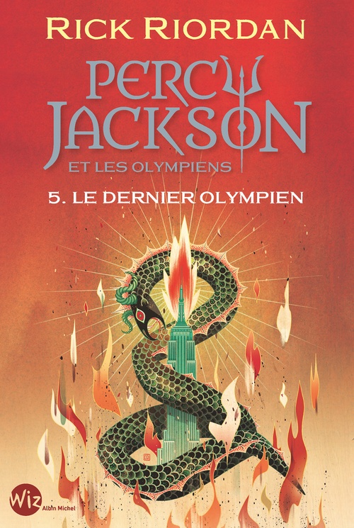 Couverture ebook de Percy Jackson et les Olympiens - tome 5 - Le Dernier Olympien, de Rick Riordan