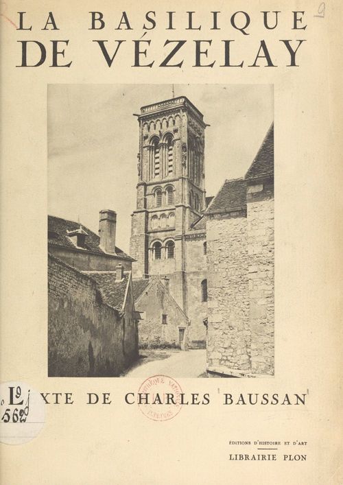 ebook cover of Vézelay, by Charles Baussan