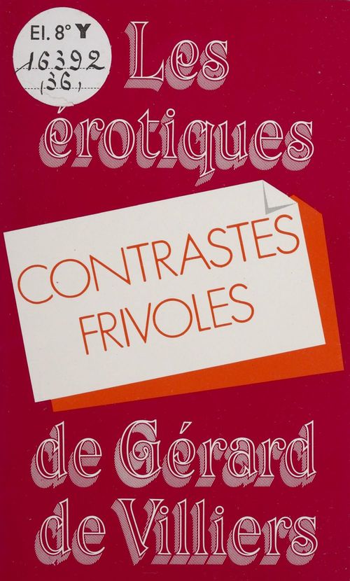 Couverture ebook de Contrastes frivoles, de Collectif