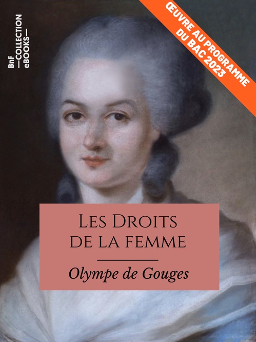 Couverture ebook de Les Droits de la femme, de Olympe de Gouges