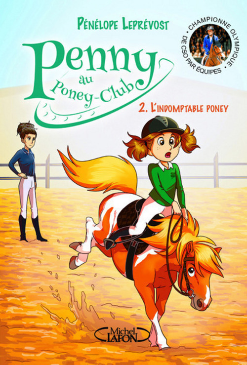 Couverture ebook de Penny au poney-club - tome 2 L'indomptable poney, de Pénélope Leprévost