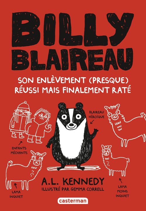 Couverture ebook de Billy Blaireau (Tome 1), de Gemma Correl, Alison Louise Kennedy