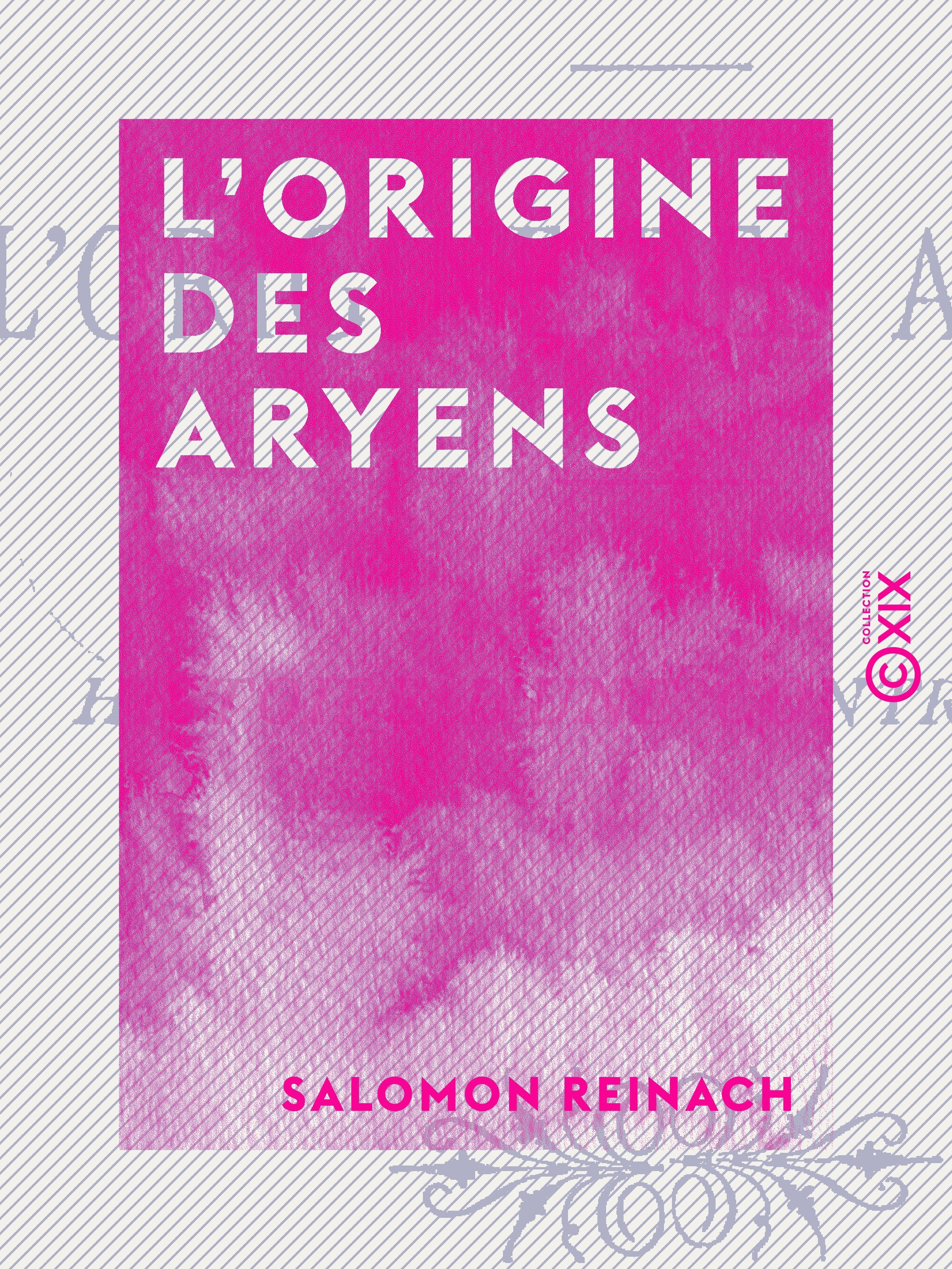 ebook cover of L'Origine des Aryens, by Salomon Reinach