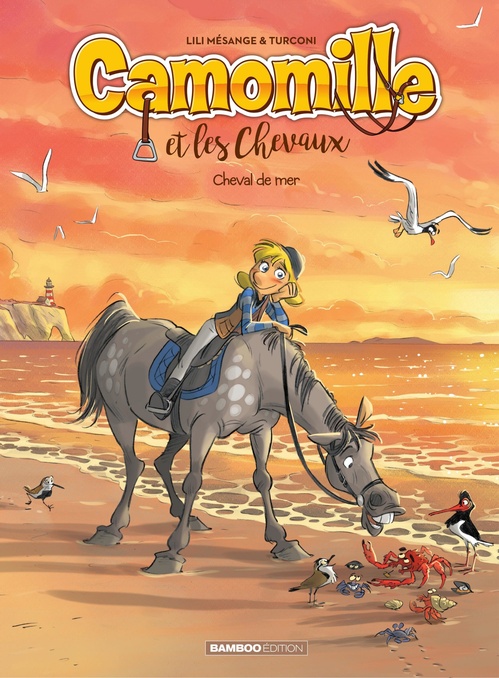 Couverture ebook de Camomille et les chevaux - Tome 11, de Lili Mésange