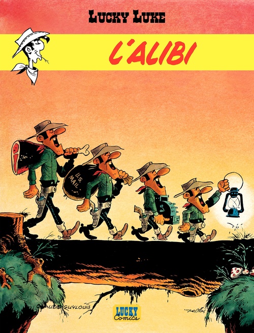 Couverture ebook de Lucky Luke - Tome 27 - L'Alibi, de Claude Guylouis, Morris