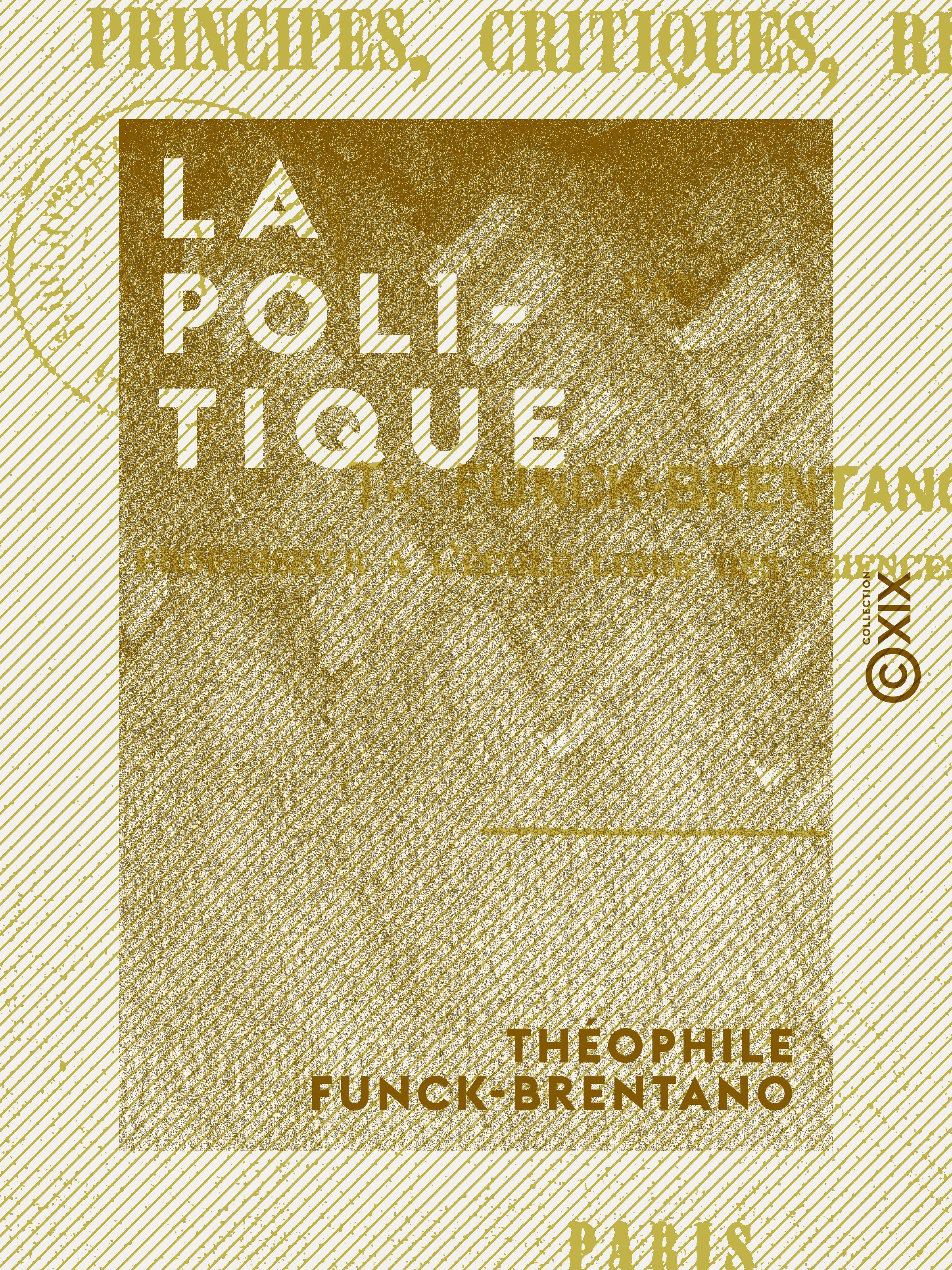 ebook cover of La Politique, by Theophile Funck-Brentano