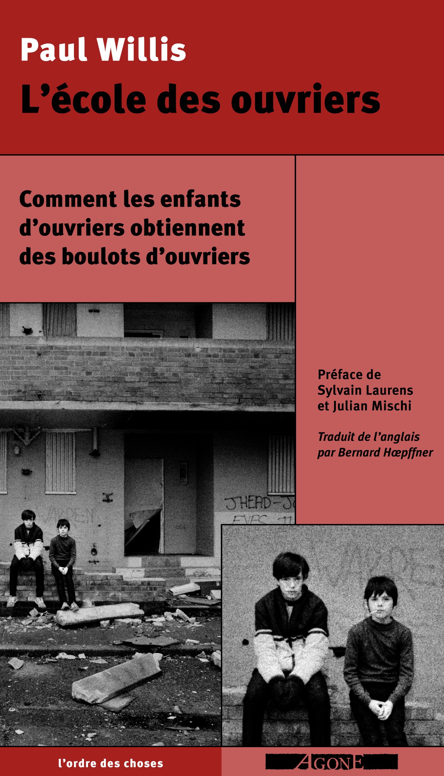 ebook cover of L´École des ouvriers, by Paul Willis, Bernard Hoepffner