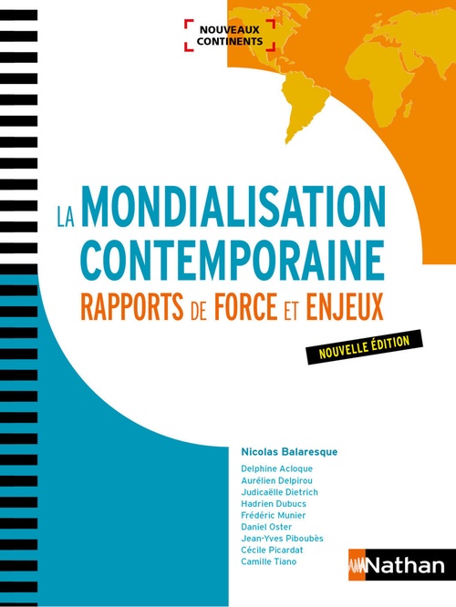 Couverture ebook de La mondialisation contemporaine Prépa HEC, de Nicolas Balaresque, Collectif