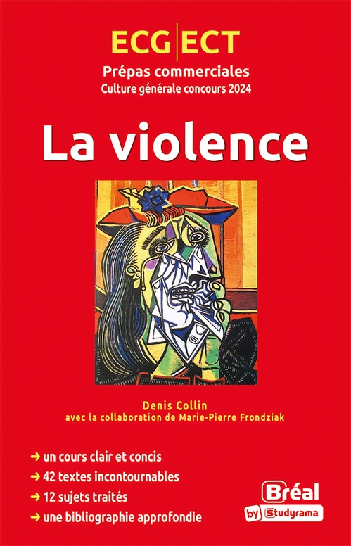 Couverture ebook de La violence - prépas commerciales ECG-ECT - Concours 2024, de Denis Collin