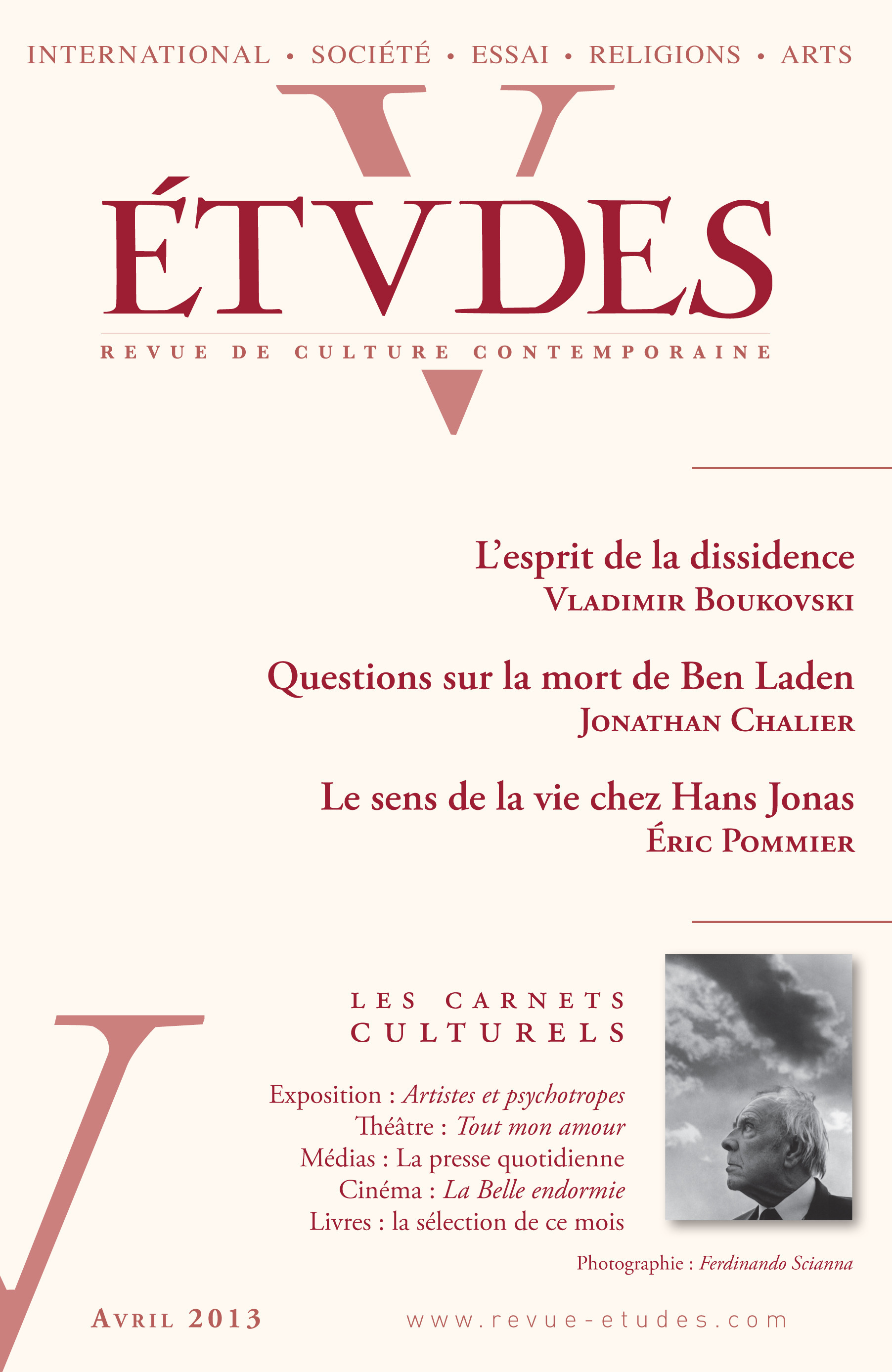 Couverture ebook de Etudes Avril 2013, de Collectif