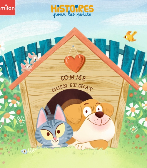ebook cover of Comme chien et chat, by Daniel Olivier