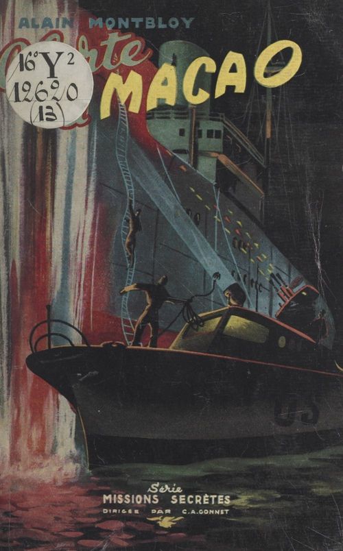 Couverture ebook de Alerte à Macao, de Alain Montbloy