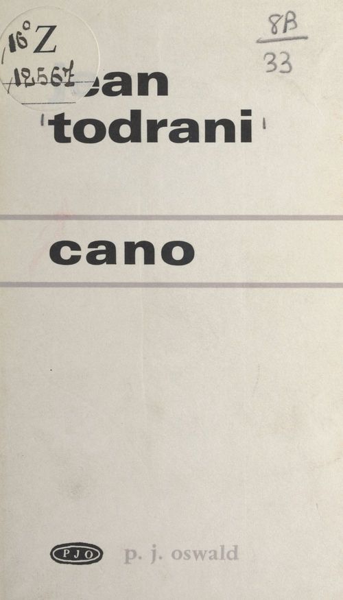 Couverture ebook de Cano, de Jean Todrani