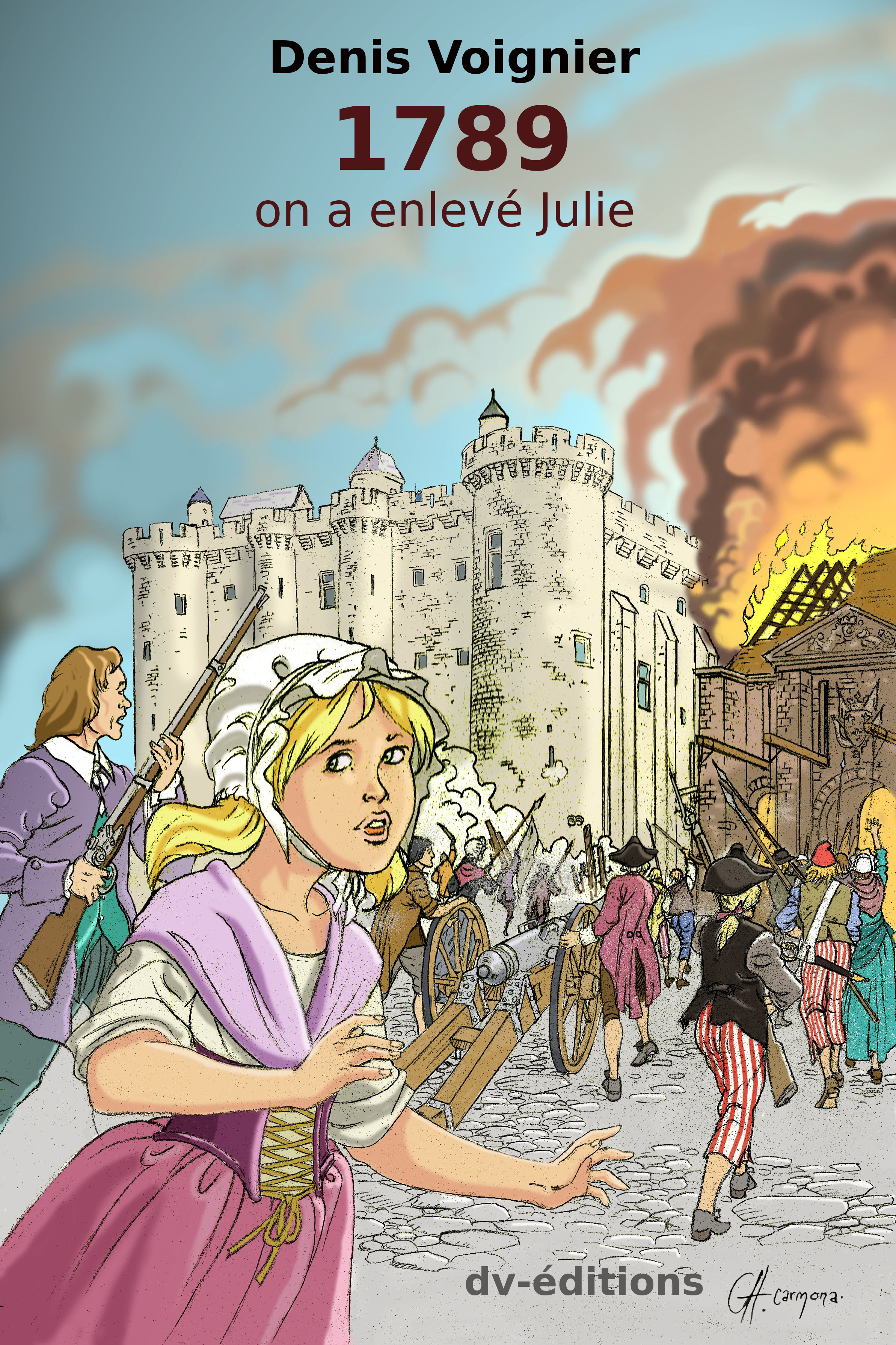 ebook cover of 1789, on enlevé Julie, by Denis Voignier