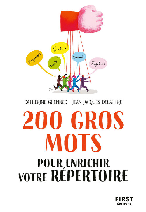 Couverture ebook de 200 gros mots pour enrichir votre répertoire, de Jean-jacques Delattre, Catherine Guennec