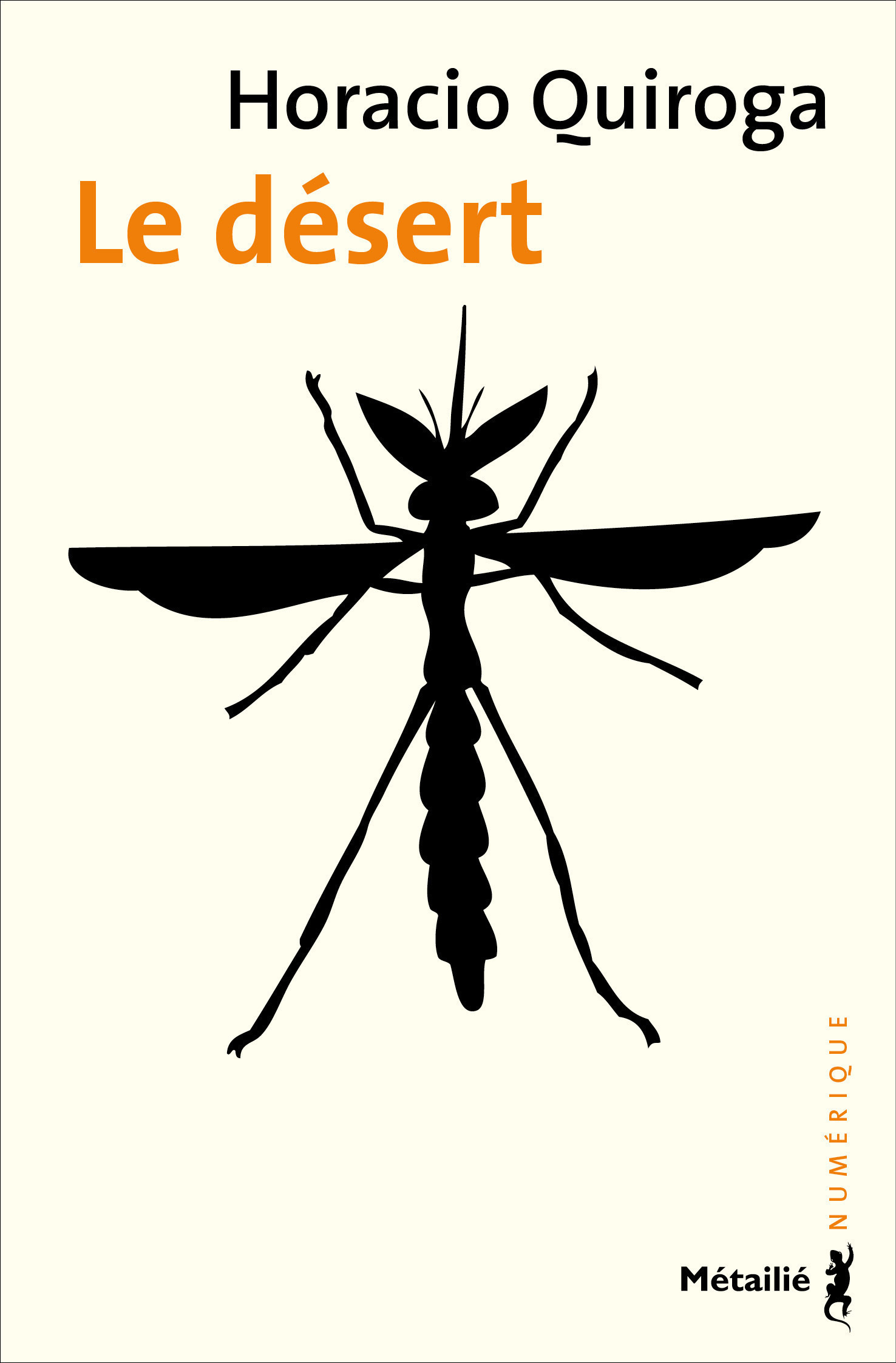 ebook cover of Le désert, by Quiroga Horacio