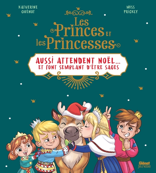 Couverture ebook de Les princes et les princesses aussi attendent Noël, de Katherine Quénot