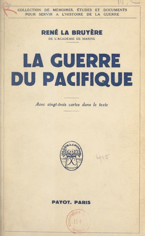 ebook cover of La guerre du Pacifique, by Rene La Bruyere