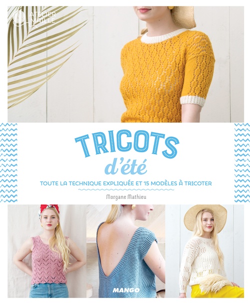 Couverture ebook de Tricots d'été, de Morgane Mathieu