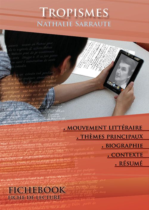 ebook cover of Fiche de lecture Tropismes, by Nathalie Sarraute