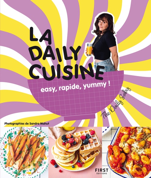 Couverture ebook de La daily cuisine, de The daily Saby, Sandra Mahut