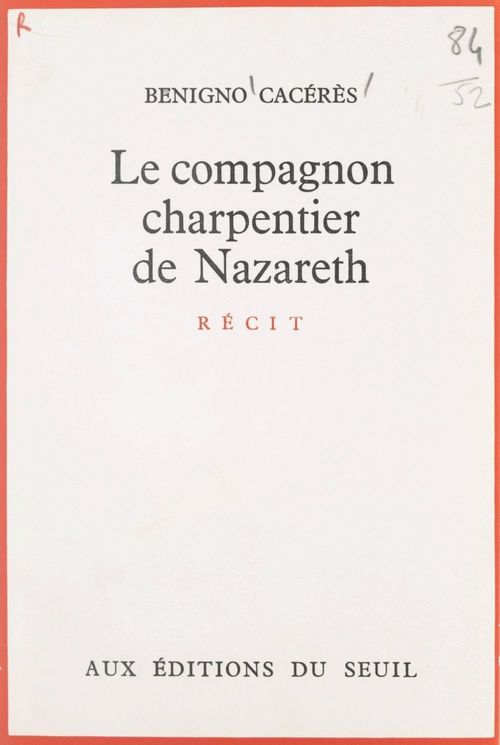 ebook cover of Le compagnon charpentier de Nazareth, by Benigno Caceres