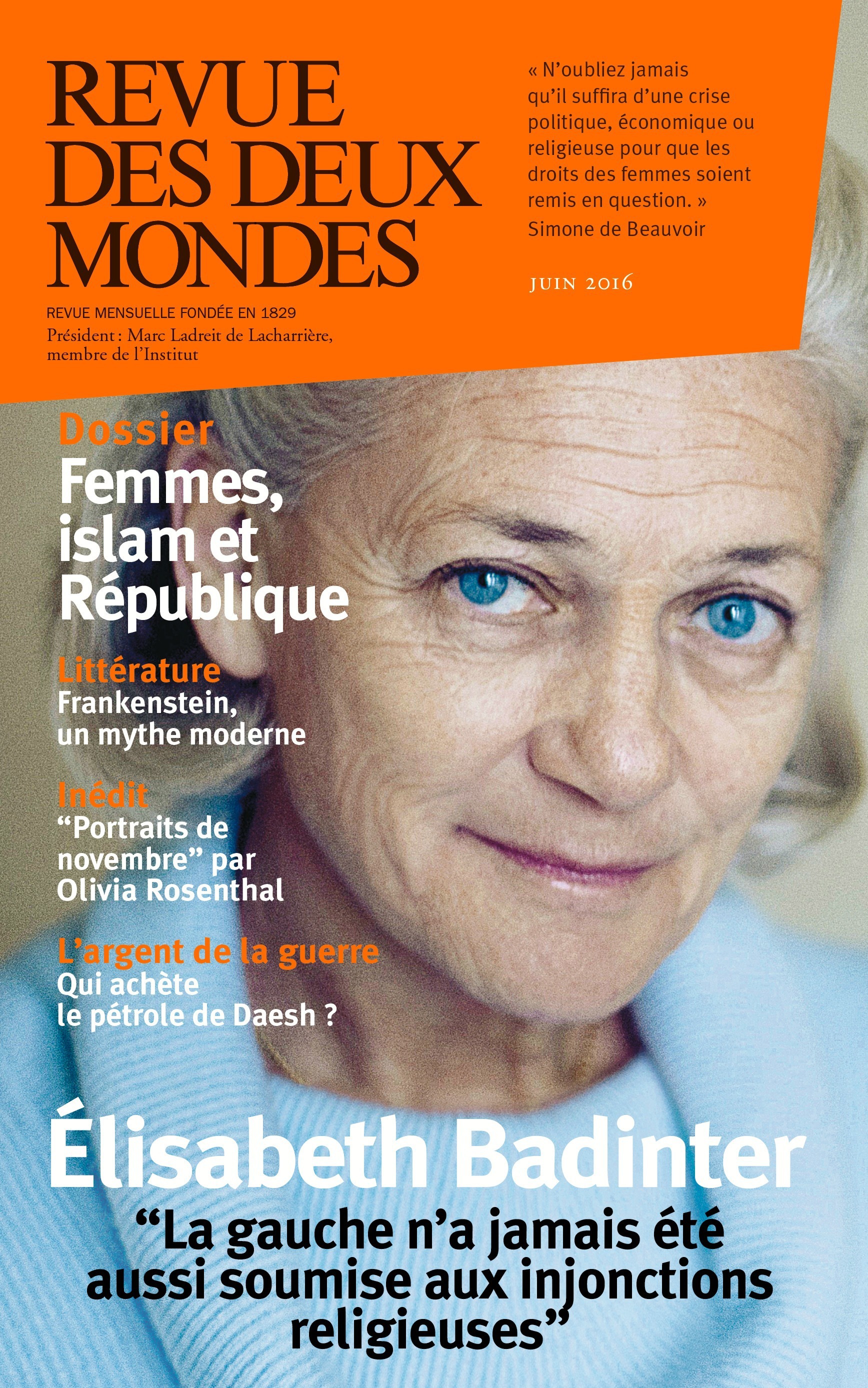 Couverture ebook de Revue des Deux Mondes juin 2016, de Revue Des Deux Mondes