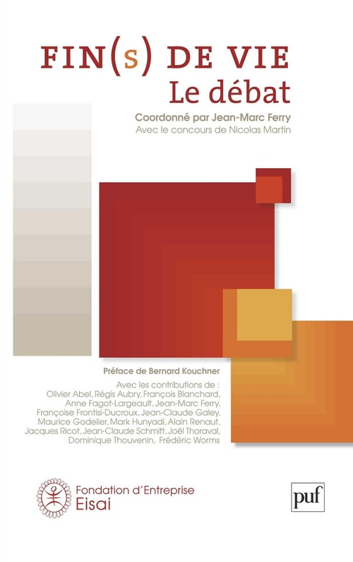 ebook cover of Fins de vie : Le débat, by Jean-Marc Ferry, Martin Nicolas
