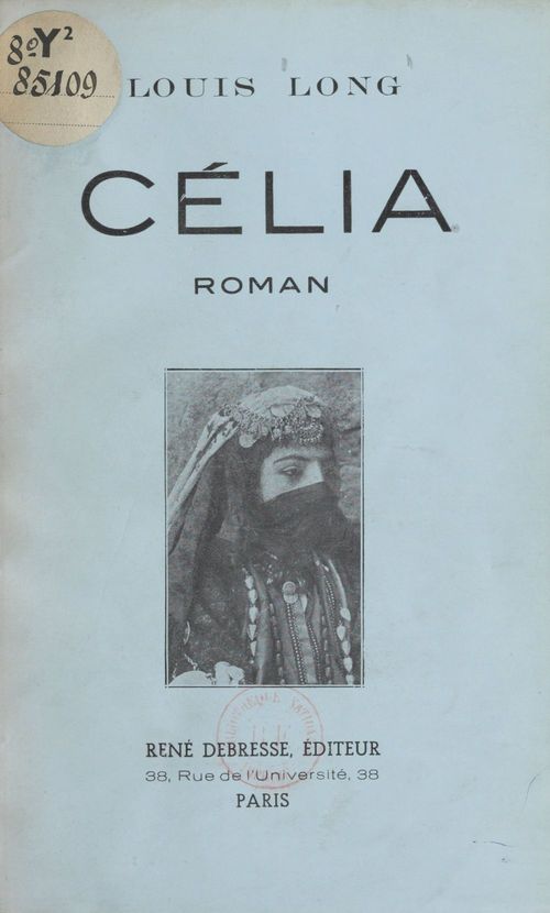 Couverture ebook de Célia, de Louis Long