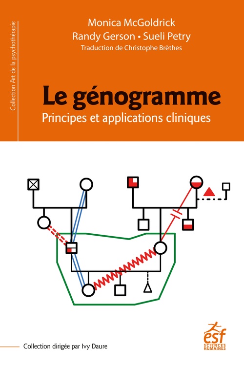 Couverture ebook de Le génogramme. Principes et applications cliniques, de Monica McGoldrick