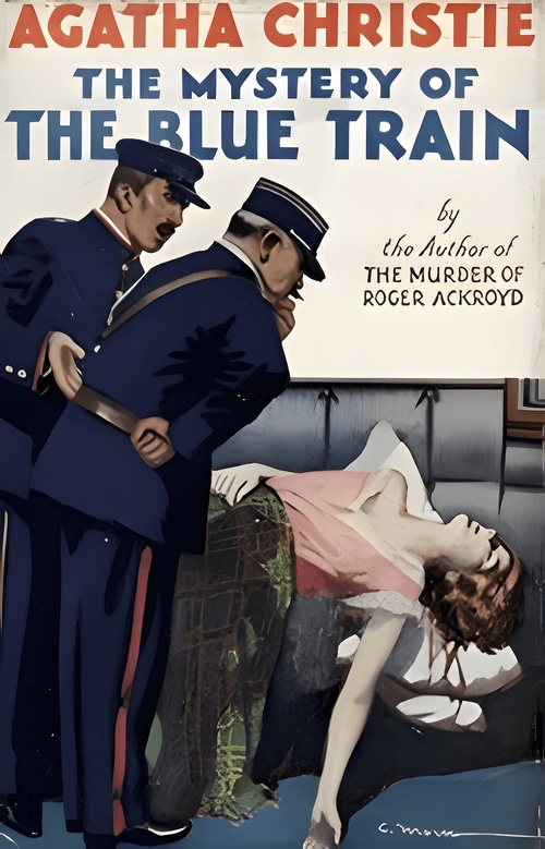 ebook cover of The Mystery of the Blue Train, by Agatha Christie