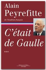 ebook cover of C'était de Gaulle Tome 3, by Alain Peyrefitte