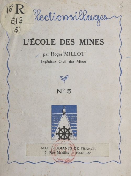 ebook cover of L'école des mines, by Roger Millot