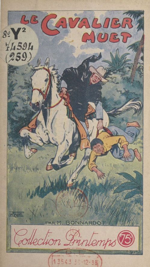 Couverture ebook de Le cavalier muet, de M. Bonnardot
