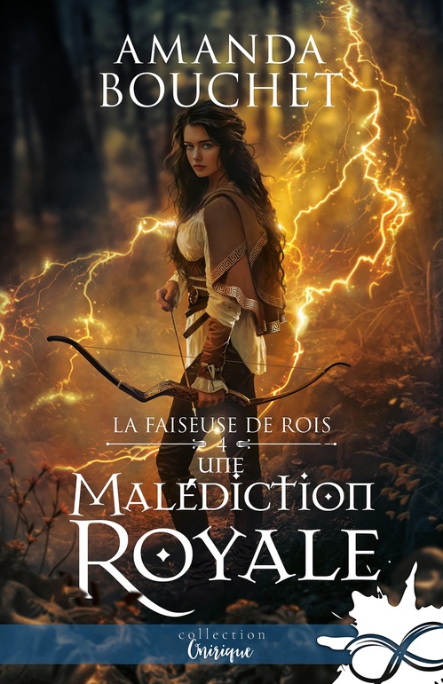 ebook cover of Une malédiction royale, by Amanda Bouchet