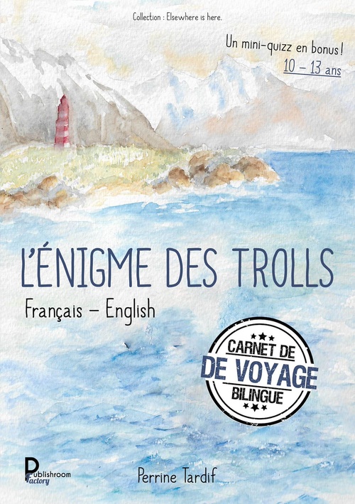 Couverture ebook de L'énigme des trolls, de Perrine Tardif