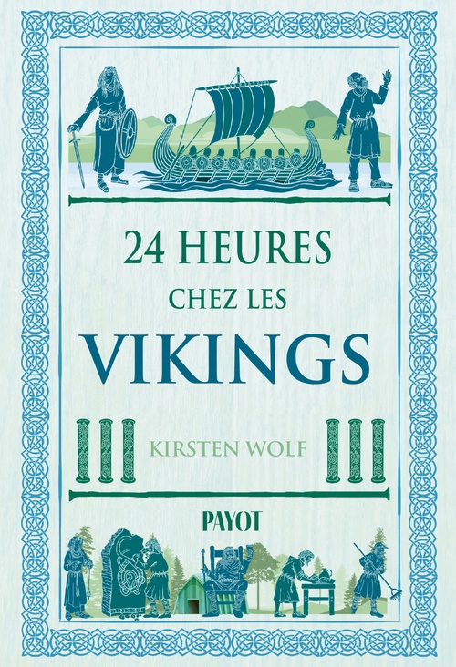 ebook cover of 24 heures chez les vikings, by Kirsten Wolf