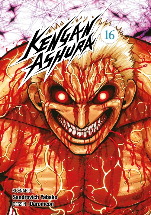 Couverture ebook de Kengan Ashura - Tome 16 - Kengan Ashura, de Sandrovich Yabako