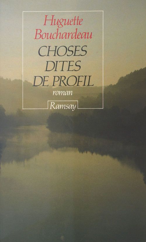 ebook cover of Choses dites de profil, by Huguette Bouchardeau