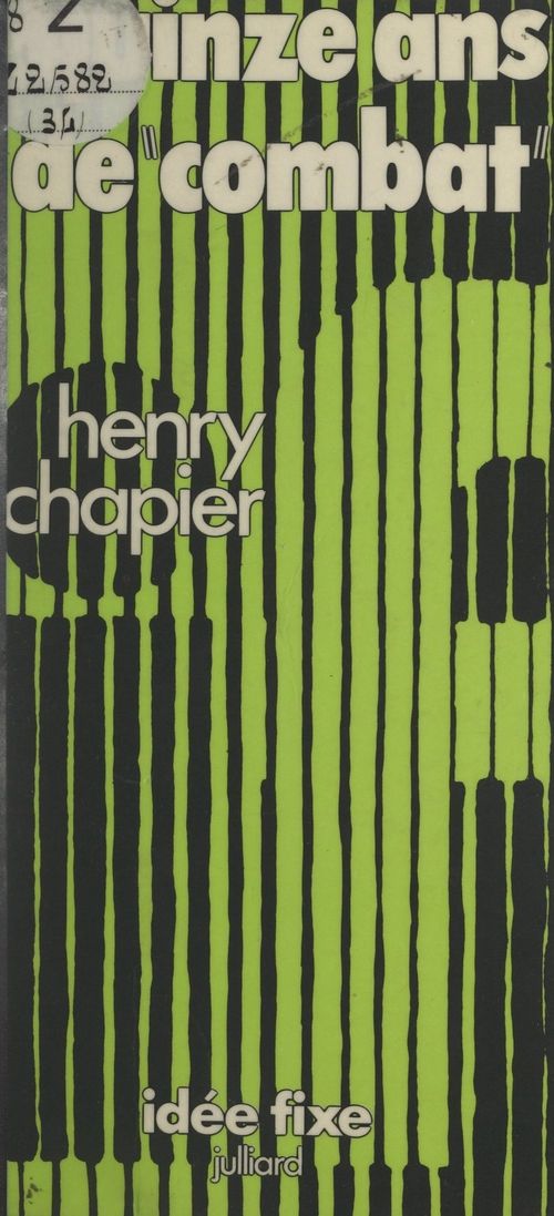 Couverture ebook de Quinze ans de combat, de Henry Chapier