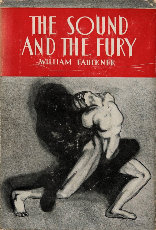 ebook cover of The Sound and the Fury, by William Faulkner