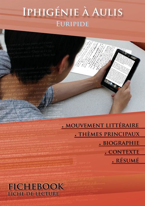 ebook cover of Fiche de lecture Iphigénie à Aulis - Résumé détaillé et analyse littéraire de référence, by Euripide