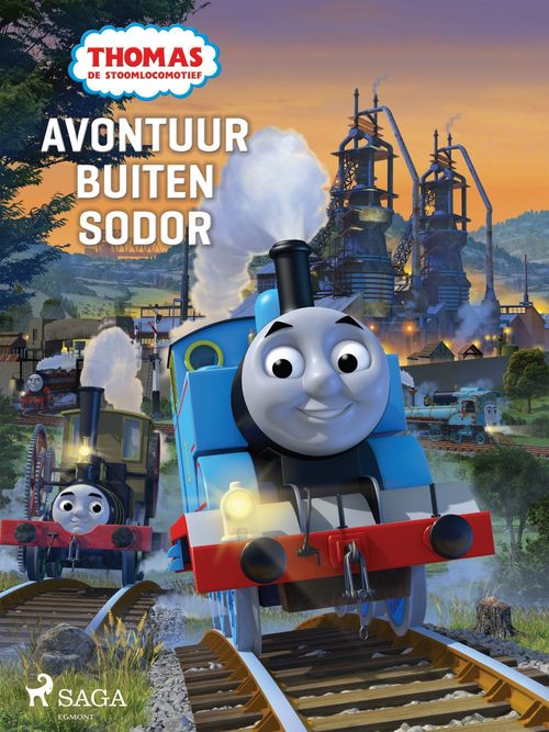 Couverture ebook de Thomas de Stoomlocomotief - Avontuur buiten Sodor, de Mattel