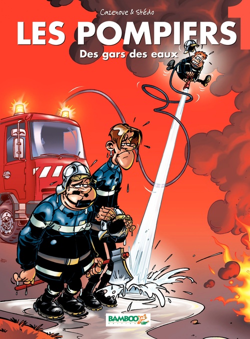 ebook cover of Les Pompiers - Tome 1, by Christophe Cazenove, Stédo