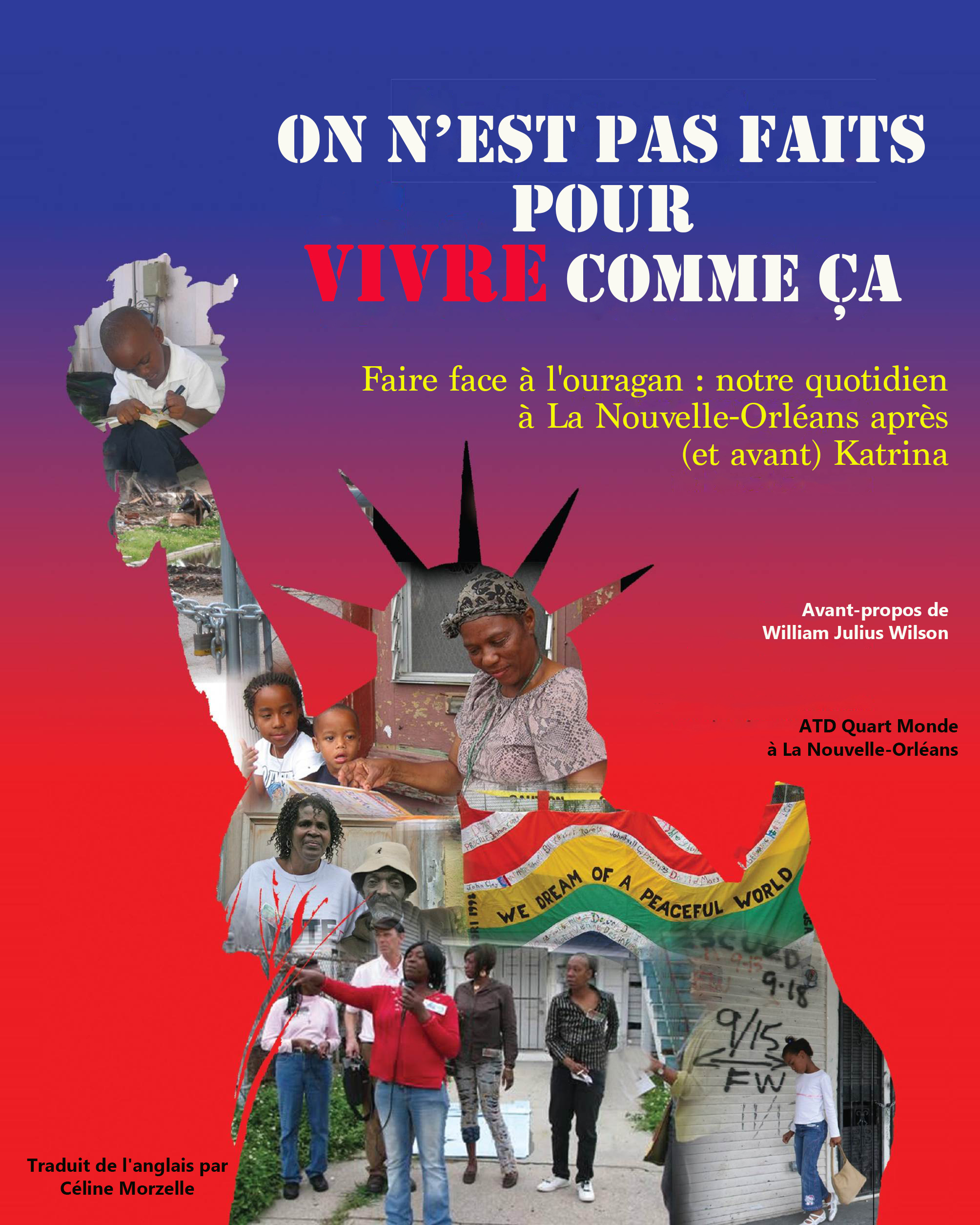 ebook cover of On n'est pas faits pour vivre comme ça, by Atd Quart Monde A La Nouvelle-Orleans