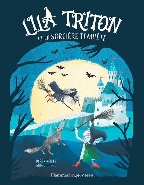 Couverture ebook de Lila Triton et la Sorcière Tempête, de Magda Brol, Derek Keilty