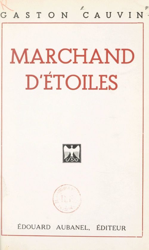 Couverture ebook de Marchand d'étoiles, de Gaston Cauvin