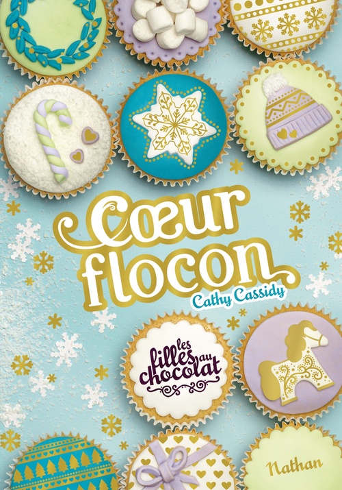 ebook cover of Les filles au chocolat - Tom 9.5 Coeur flocon, by Cathy Cassidy