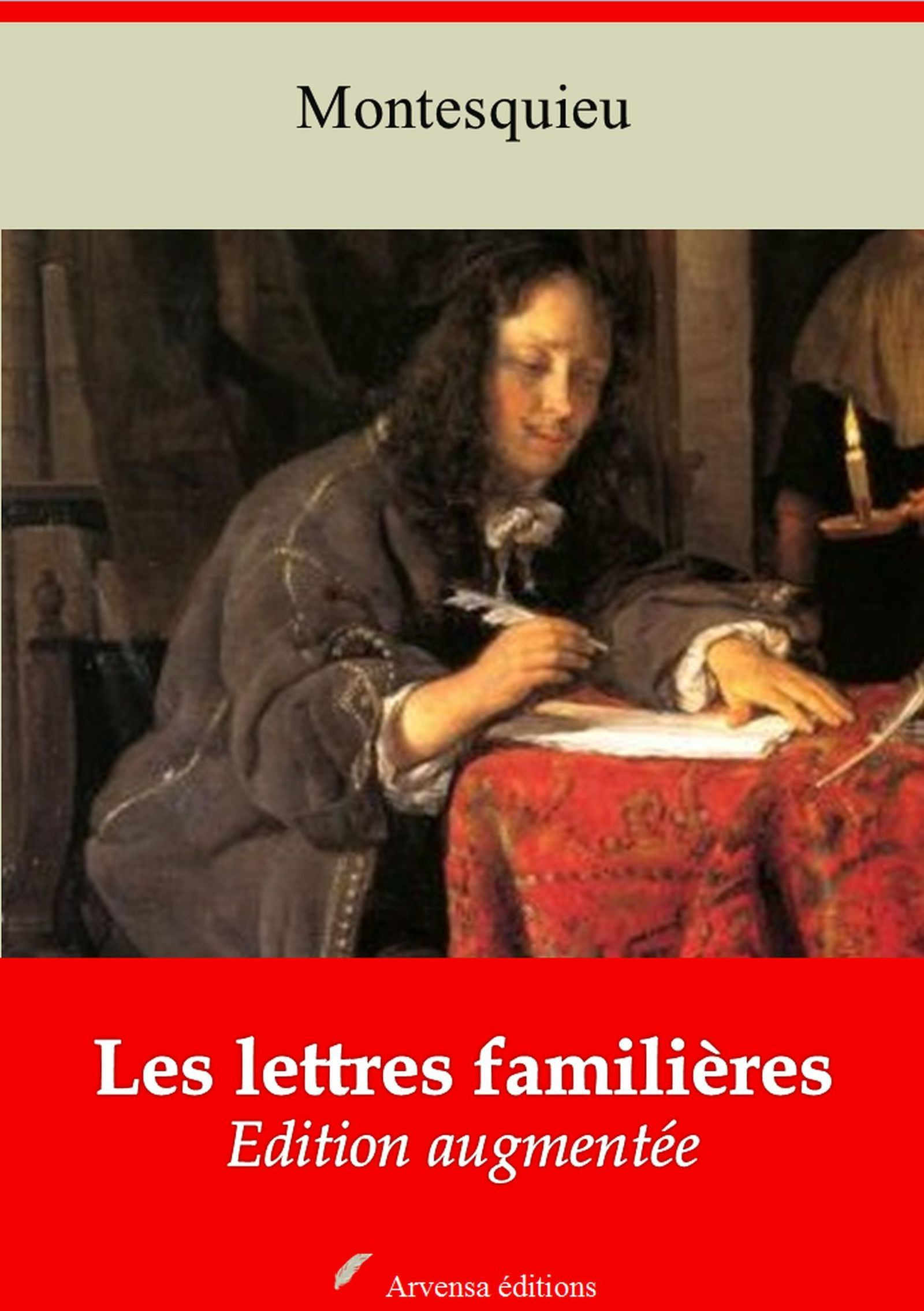 Couverture ebook de Les lettres familières - suivi d'annexes, de Charles De Montesquieu
