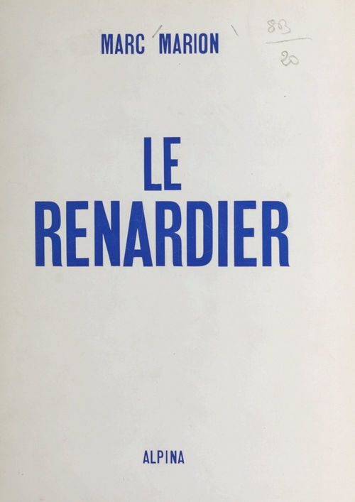 Couverture ebook de Le Renardier, de Marc Marion